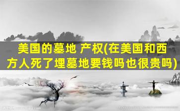 美国的墓地 产权(在美国和西方人死了埋墓地要钱吗也很贵吗)
